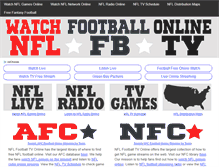Tablet Screenshot of nflfootballtv.com